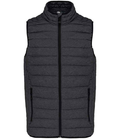 Kariban Lightweight Padded Bodywarmer - Marl Dark Grey (KB6113)