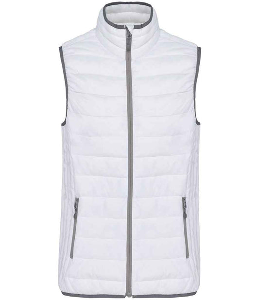 Kariban Ladies Lightweight Padded Bodywarmer - White (KB6114)