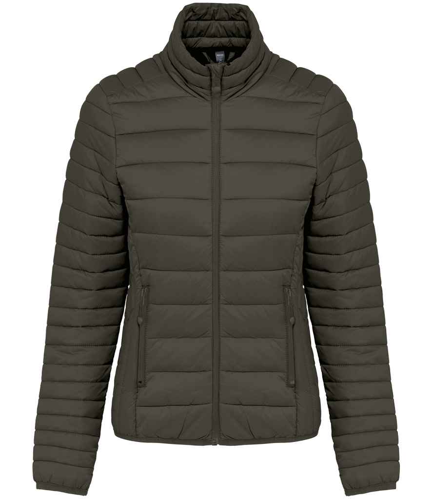 Kariban Ladies Lightweight Padded Jacket - Dark Khaki (KB6121)
