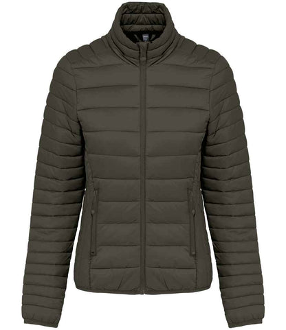 Kariban Ladies Lightweight Padded Jacket - Dark Khaki (KB6121)
