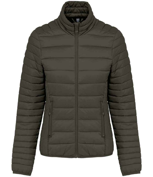 Kariban Ladies Lightweight Padded Jacket - Dark Khaki (KB6121)
