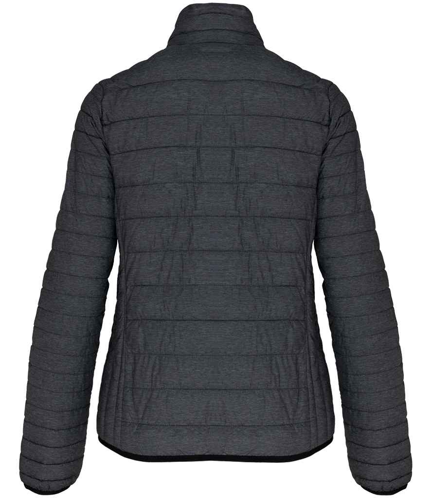 Kariban Ladies Lightweight Padded Jacket - Marl Dark Grey (KB6121)