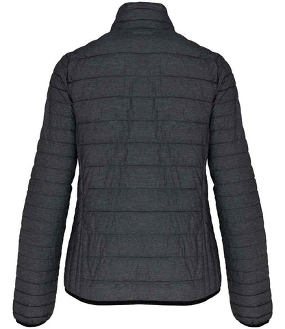 Kariban Ladies Lightweight Padded Jacket - Marl Dark Grey (KB6121)
