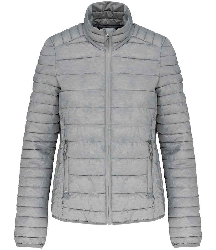 Kariban Ladies Lightweight Padded Jacket - Marl Silver (KB6121)