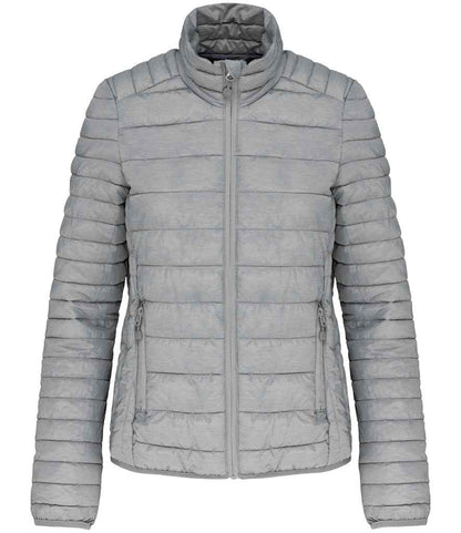 Kariban Ladies Lightweight Padded Jacket - Marl Silver (KB6121)