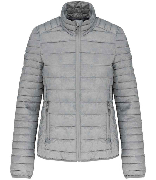 Kariban Ladies Lightweight Padded Jacket - Marl Silver (KB6121)