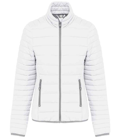 Kariban Ladies Lightweight Padded Jacket - White (KB6121)