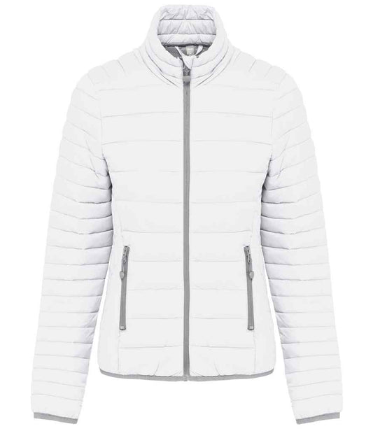 Kariban Ladies Lightweight Padded Jacket - White (KB6121)