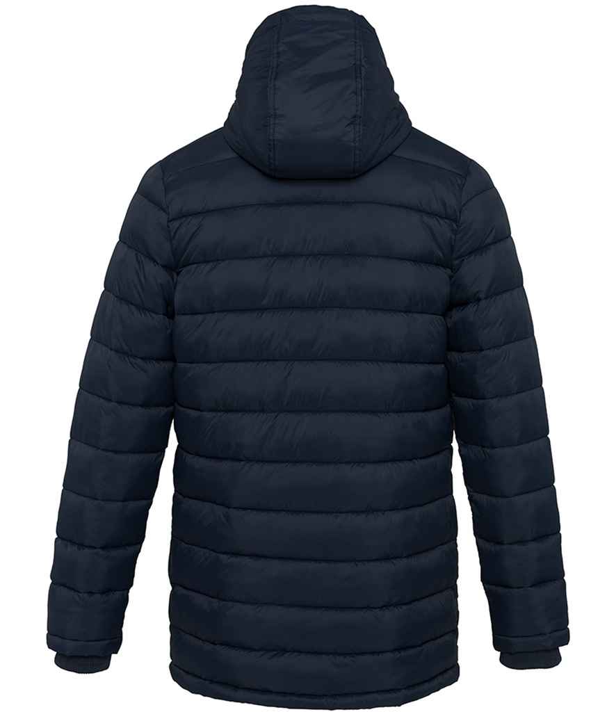 Kariban Lightweight Long Padded Parka Jacket - Navy (KB6128)