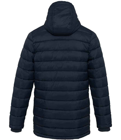Kariban Lightweight Long Padded Parka Jacket - Navy (KB6128)