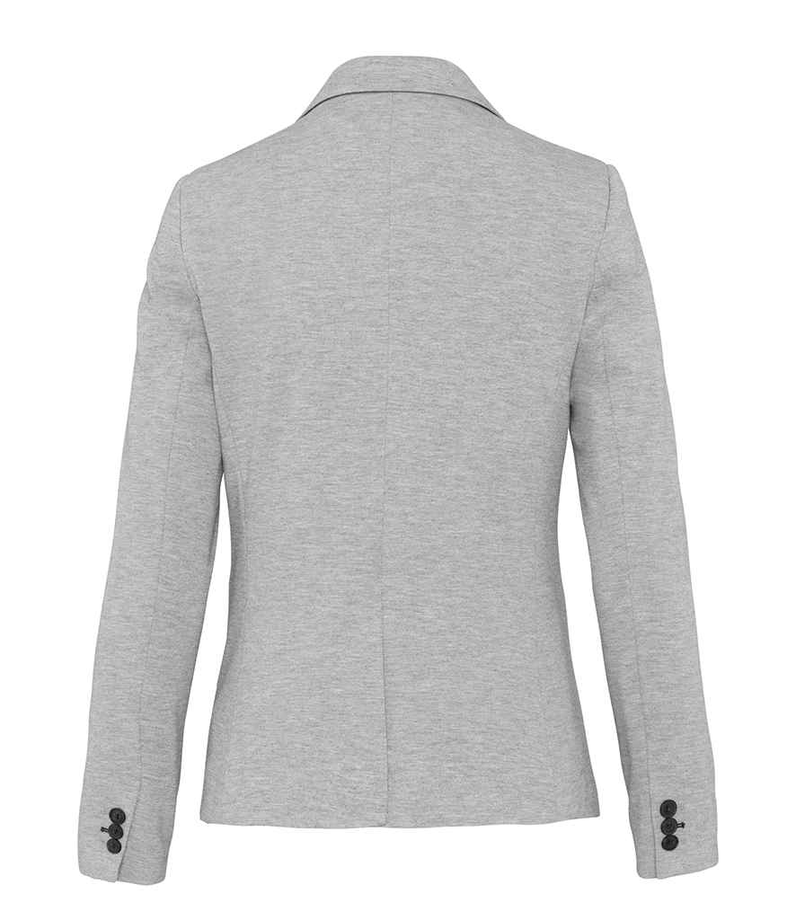 Kariban Ladies Knitted Blazer - Light Grey Heather (KB6133)