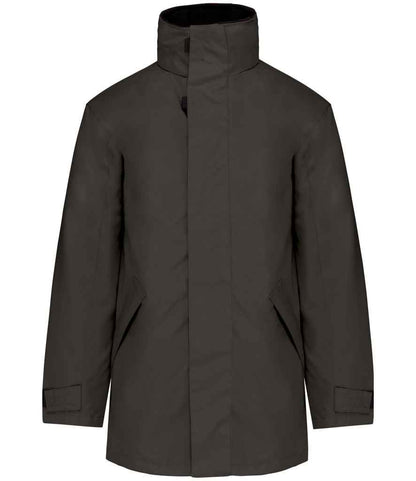 Kariban Parka Jacket - Dark Grey/Black (KB677)