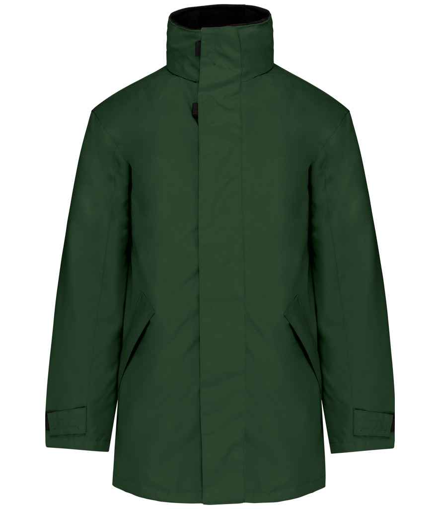 Kariban Parka Jacket - Forest Green/Black (KB677)