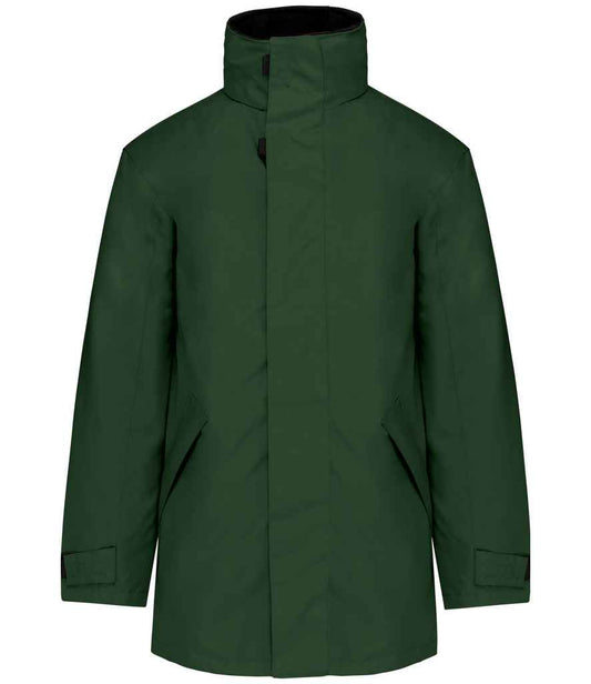 Kariban Parka Jacket - Forest Green/Black (KB677)