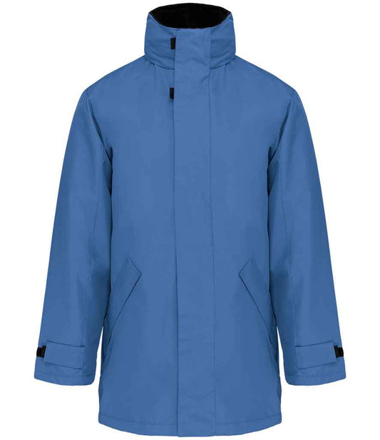 Kariban Parka Jacket - Light Royal Blue/Black (KB677)