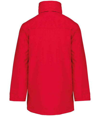 Kariban Parka Jacket - Red/Black (KB677)