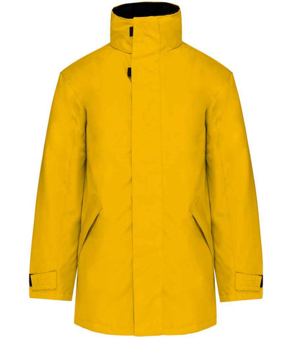 Kariban Parka Jacket - Yellow/Dark Grey (KB677)