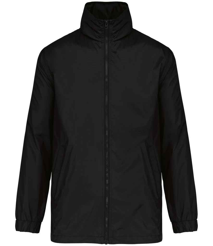 Kariban Lined Windbreaker Jacket - Black (KB687)