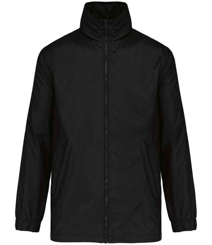 Kariban Lined Windbreaker Jacket - Black (KB687)