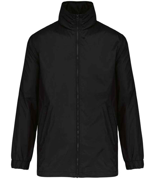 Kariban Lined Windbreaker Jacket - Black (KB687)