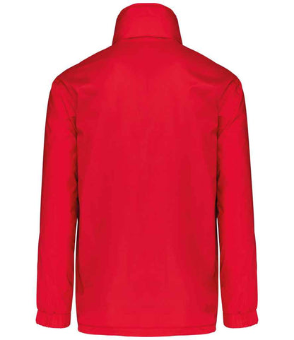 Kariban Lined Windbreaker Jacket - Red (KB687)