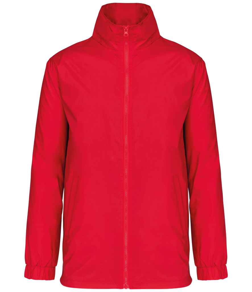Kariban Lined Windbreaker Jacket - Red (KB687)