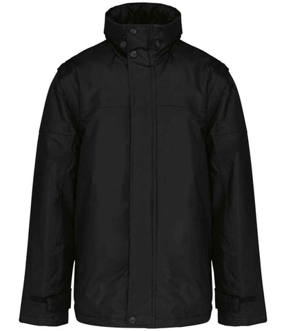 Kariban Factory Zip Off Sleeve Jacket - Black/Black (KB693)