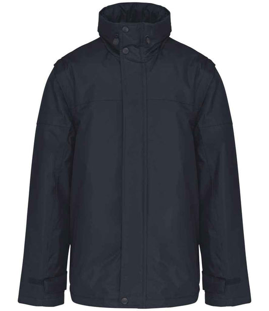 Kariban Factory Zip Off Sleeve Jacket - Navy/Navy (KB693)
