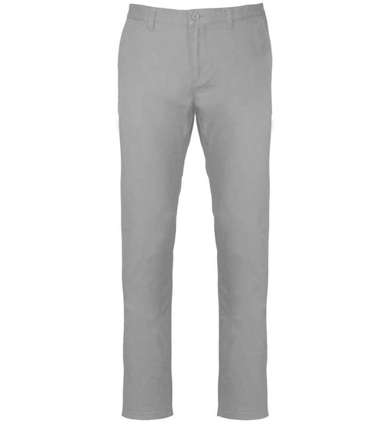 Kariban Chino Trousers - Fine Grey (KB740)
