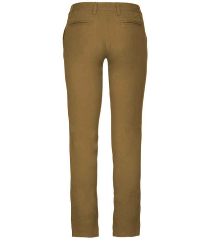 Kariban Ladies Chino Trousers - Camel (KB741)