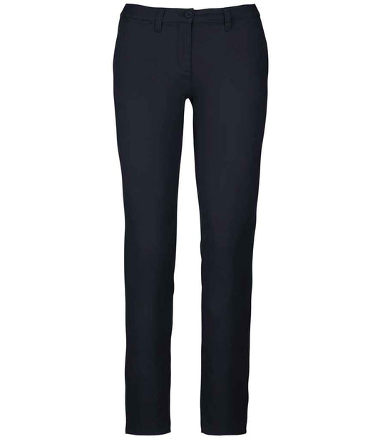 Kariban Ladies Chino Trousers - Dark Navy (KB741)