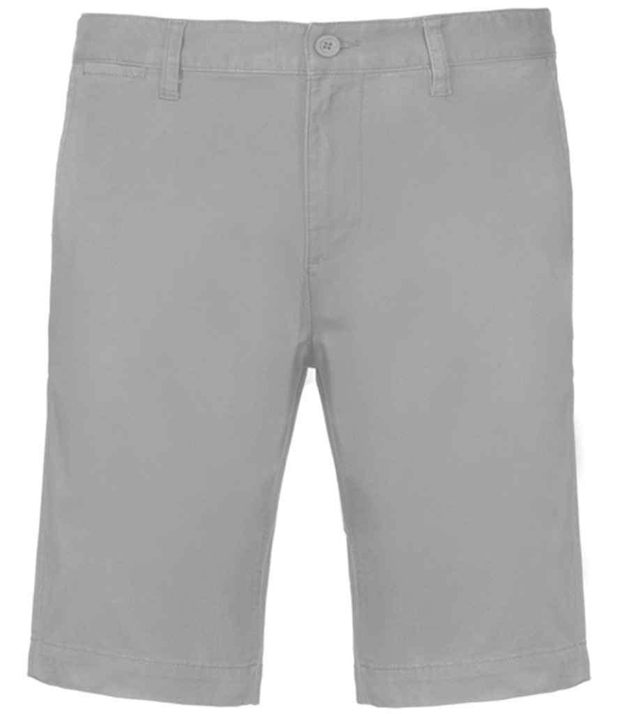 Kariban Chino Bermuda Shorts - Fine Grey (KB750)