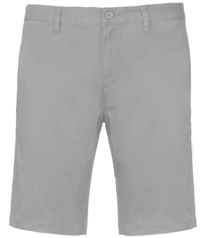Kariban Chino Bermuda Shorts - Fine Grey (KB750)