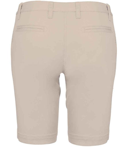 Kariban Ladies Chino Bermuda Shorts - Beige (KB751)