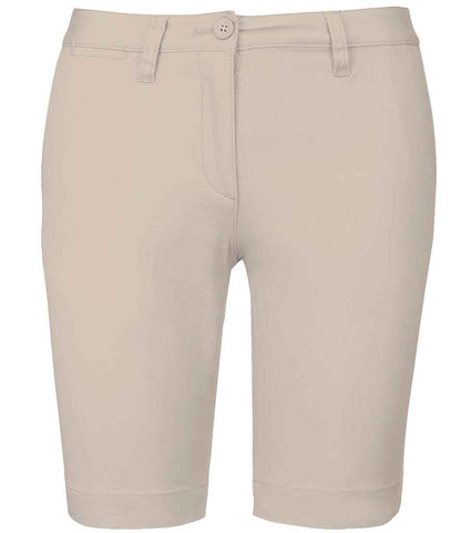 Kariban Ladies Chino Bermuda Shorts - Beige (KB751)
