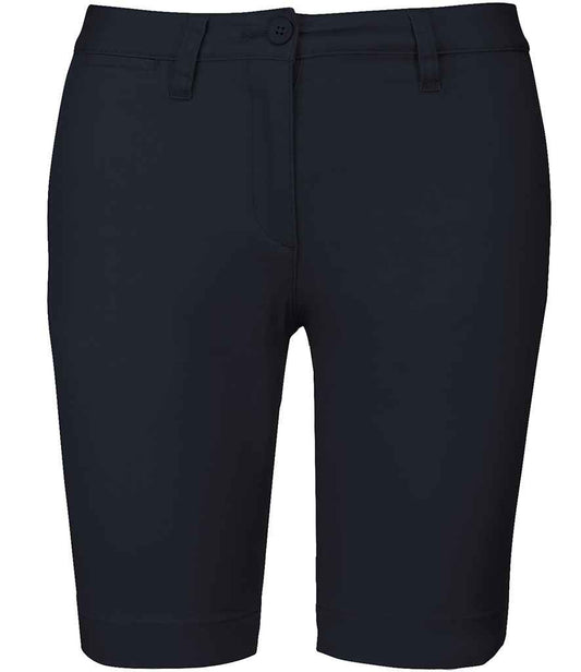 Kariban Ladies Chino Bermuda Shorts - Dark Navy (KB751)