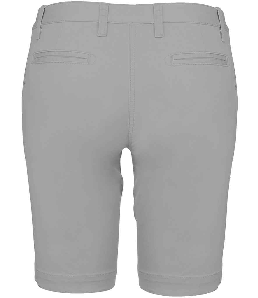 Kariban Ladies Chino Bermuda Shorts - Fine Grey (KB751)