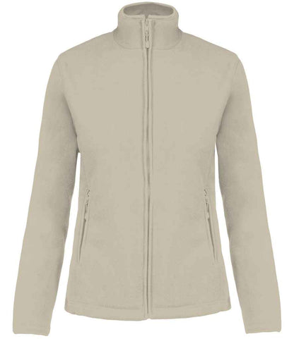 Kariban Ladies Maureen Micro Fleece Jacket - Beige (KB907)