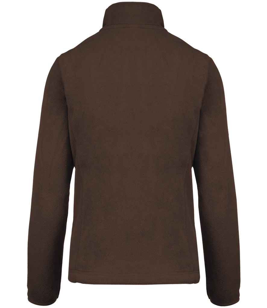 Kariban Ladies Maureen Micro Fleece Jacket - Chocolate (KB907)