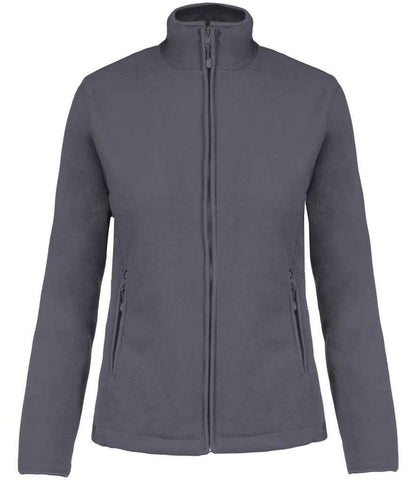 Kariban Ladies Maureen Micro Fleece Jacket - Convoy Grey (KB907)