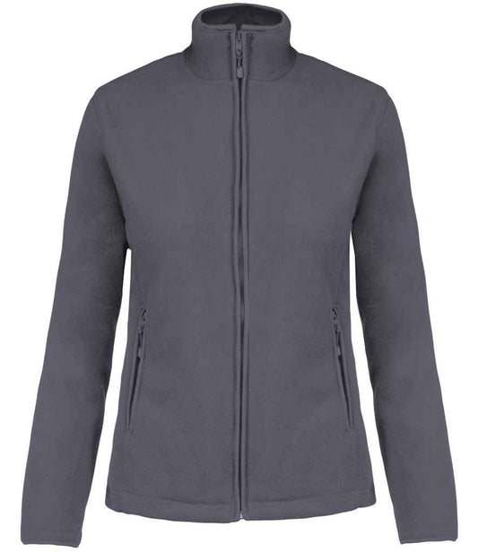 Kariban Ladies Maureen Micro Fleece Jacket - Convoy Grey (KB907)