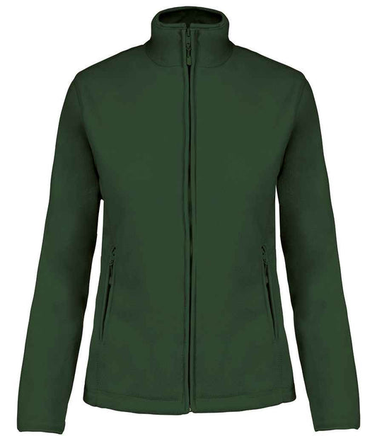 Kariban Ladies Maureen Micro Fleece Jacket - Forest Green (KB907)