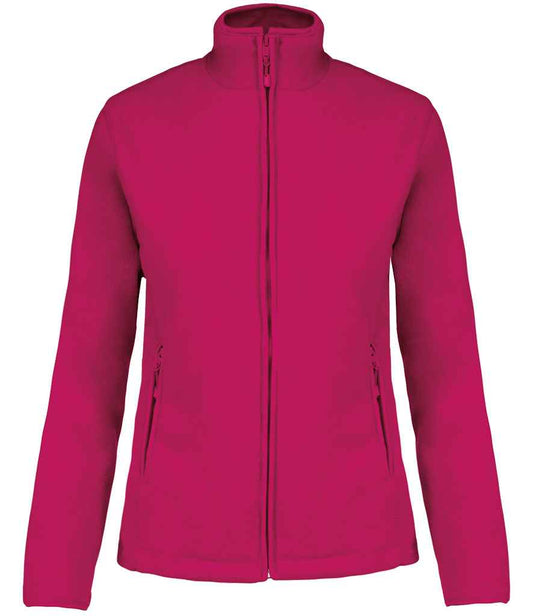 Kariban Ladies Maureen Micro Fleece Jacket - Fuchsia (KB907)