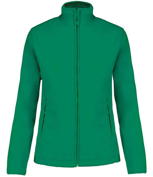 Kariban Ladies Maureen Micro Fleece Jacket - Kelly Green (KB907)