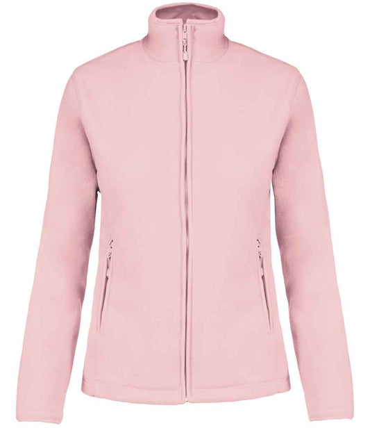 Kariban Ladies Maureen Micro Fleece Jacket - Pale Pink (KB907)