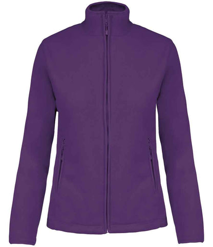 Kariban Ladies Maureen Micro Fleece Jacket - Purple (KB907)