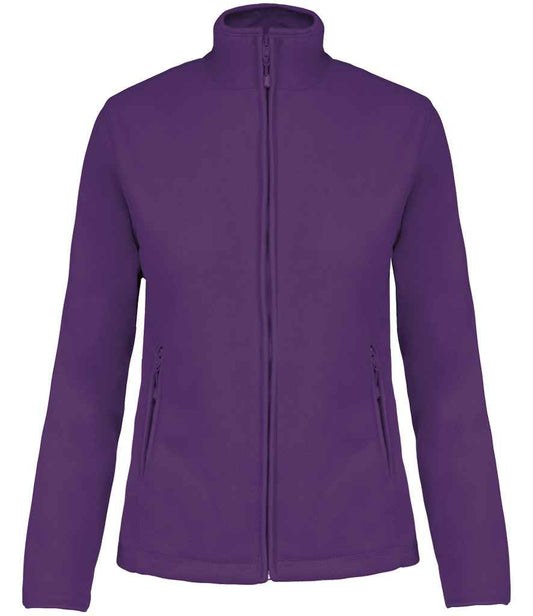 Kariban Ladies Maureen Micro Fleece Jacket - Purple (KB907)