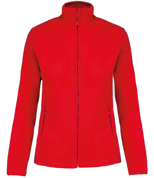 Kariban Ladies Maureen Micro Fleece Jacket - Red (KB907)