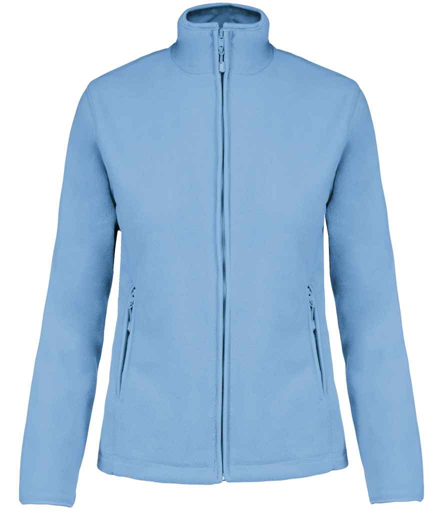 Kariban Ladies Maureen Micro Fleece Jacket - Sky Blue (KB907)
