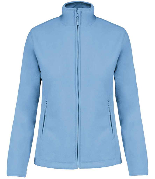 Kariban Ladies Maureen Micro Fleece Jacket - Sky Blue (KB907)